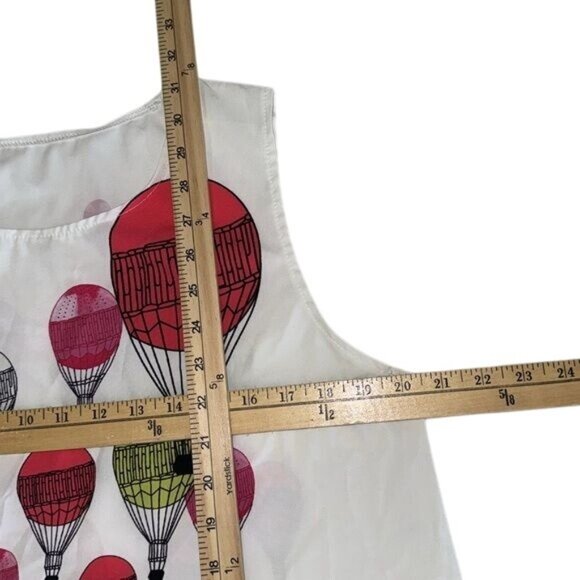 Balloon Print Sleeveless A-Line Dress L Polyester & Spandex - Picture 5 of 5